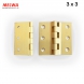 BRASS HINGES 3 X 3 INCH