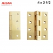 BRASS HINGES 4 X 2 1/2 INCH