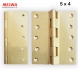 BRASS HINGES 5 X 4 INCH