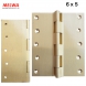 BRASS HINGES 6 X 5 INCH