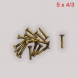 BRASS SCREW 5 X 3/4