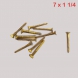 BRASS SCREW 7 X 1 1/4