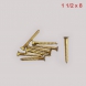 BRASS SCREW 8 X 1 1/2