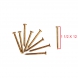 BRASS WIRE NAILS (PANNEL PIN) 1 1/2 X 12