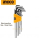 INGCO TOREX KEY 9PCS WITH LONG ARM