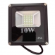 LED FLOOD LIGHT 10W RGB W/REMOTE