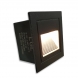 LED STEP LIGHT ALU SD-02/HF-103-1 BLACK 3W 300