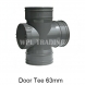 PVC DOOR TEE SOCKET 63MM ( 2 inch)