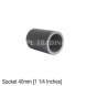 PVC SOCKET 40MM (1 1/4inch)