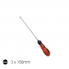 SCREW DRIVER R/H CR-V 3MM X 150MM(6 INCH ) FLAT HEAD