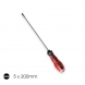 SCREW DRIVER R/H CR-V 5MM X 200MM(8 INCH) FLAT HEAD